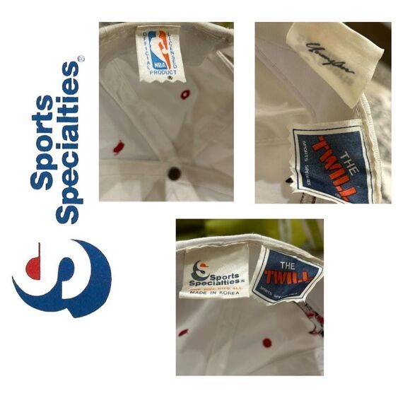 NBA VINTAGE Sports Specialties Chicago Bulls The Twill Snapback Hat 1990s‎ OSFA - Picture 6 of 7